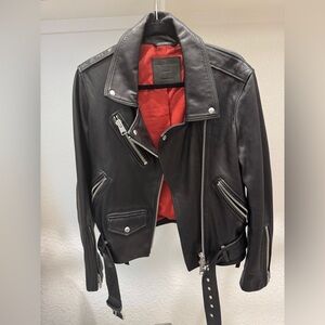 AllSaints Balfern leather jacket